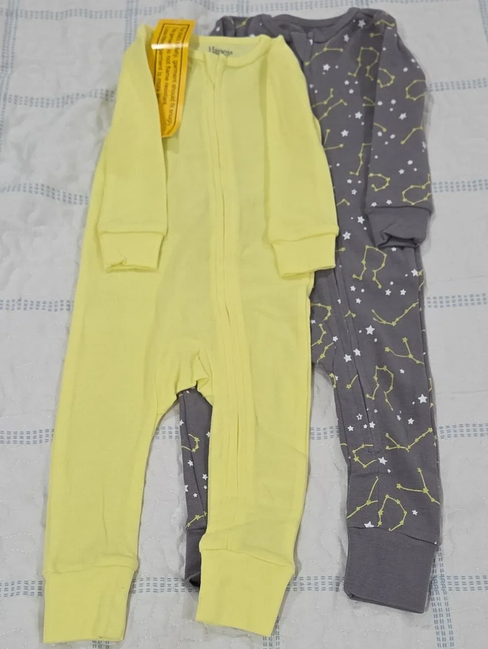 Hanes Ultimate Baby Pajamas 2 Pack Sleep And Play Comfort Stretch Suit Size 6-12